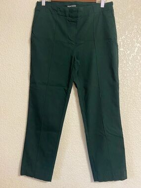 Hillary Radley Dark Green Tailored Pants